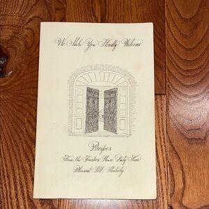 Vintage Recipe Booklet From the Trustees House Daily Fare Pleasant Hill Kentucky